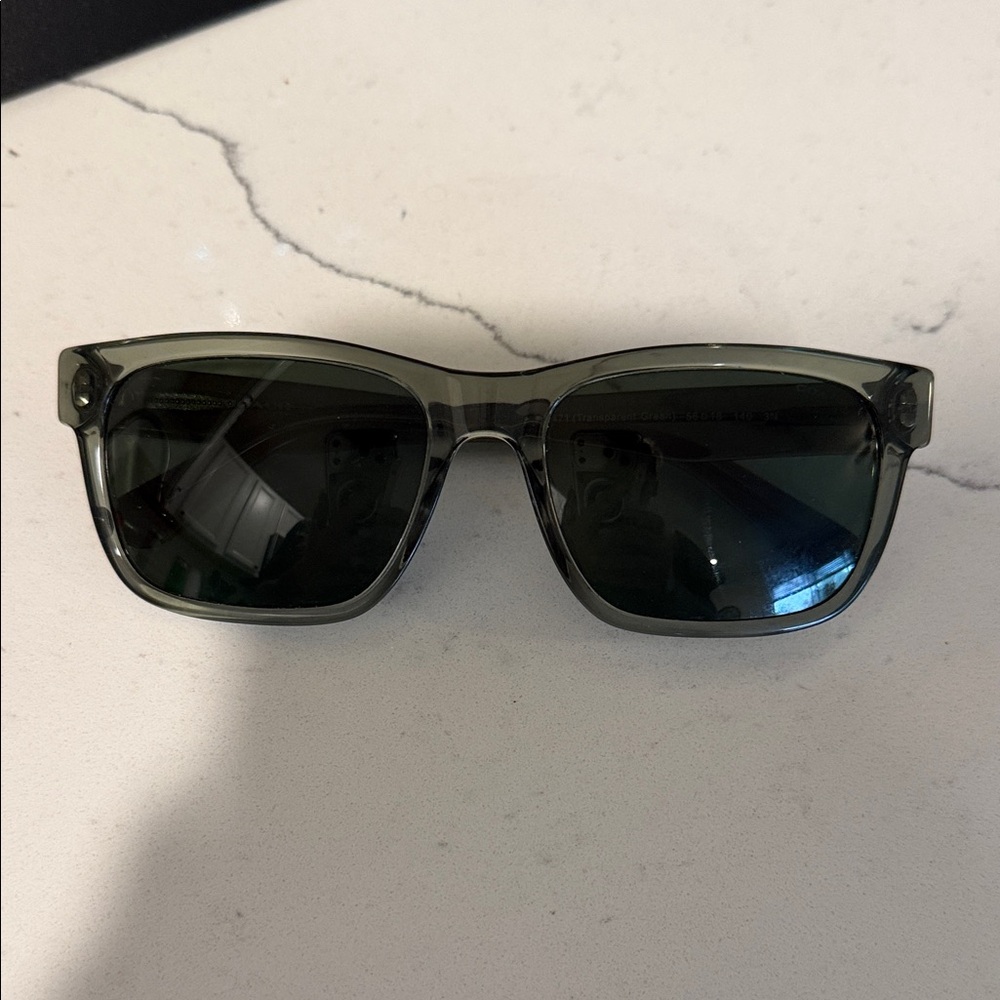 Stylish Translucent Green Sunglasses